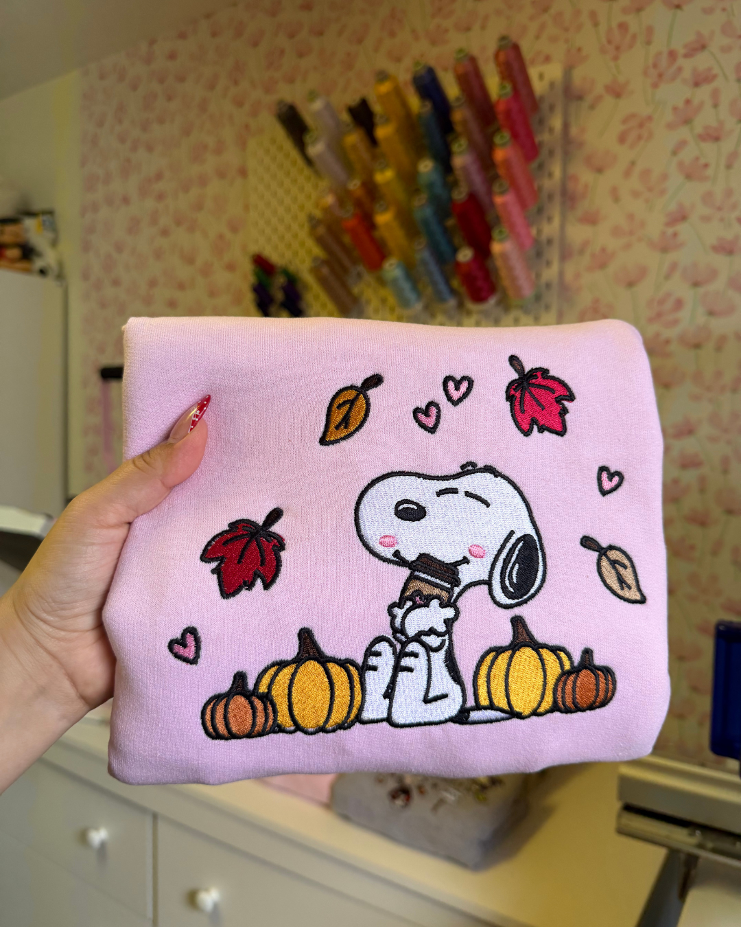 PUPPY COFFEE FALL CREWNECK