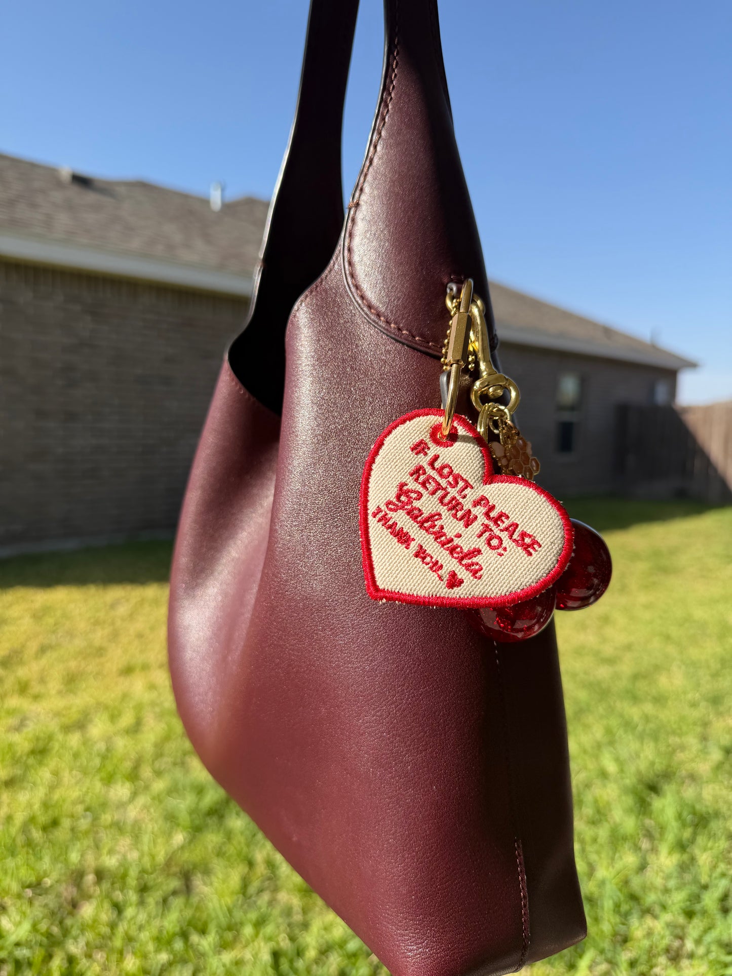 CUSTOM RETURN TO NAME TAG