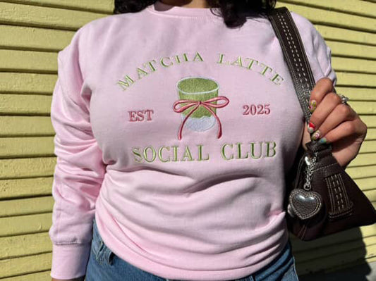 MATCHA LATTE CREWNECK