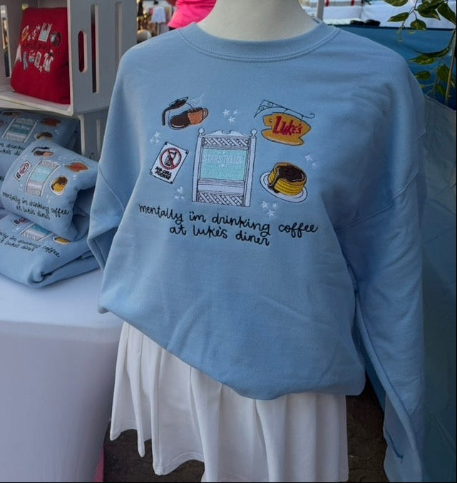 MENTALLY DRINKING COFFEE CREWNECK