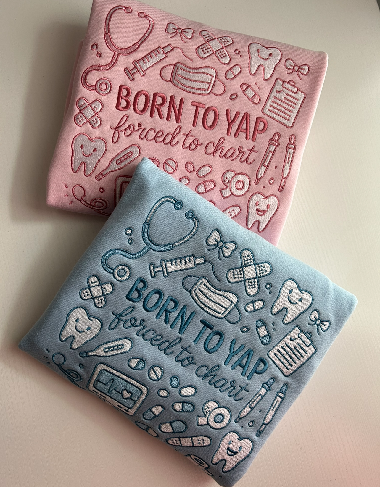 BORN TO YAP CREWNECK