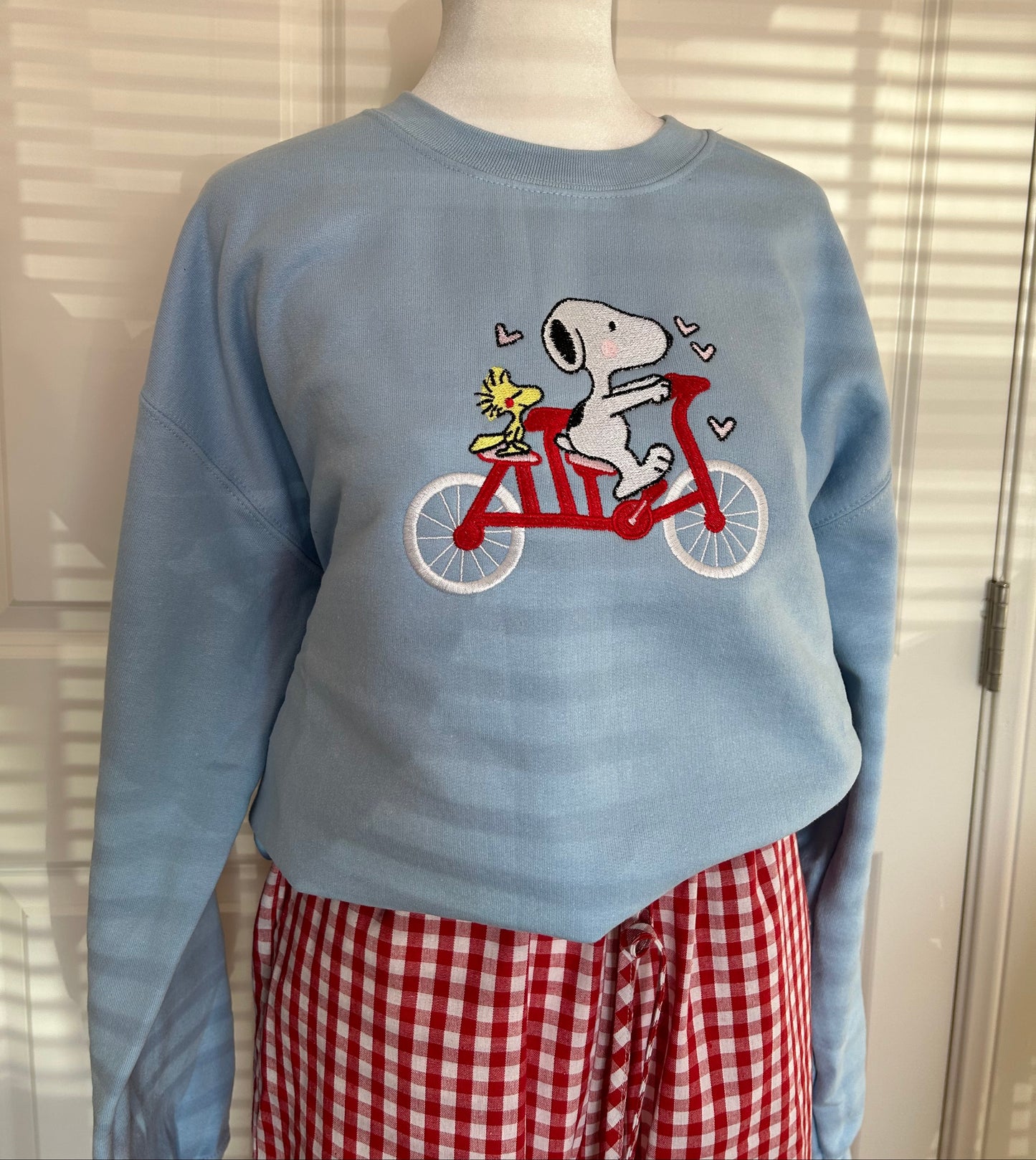 PUPPY RED BIKE CREWNECK