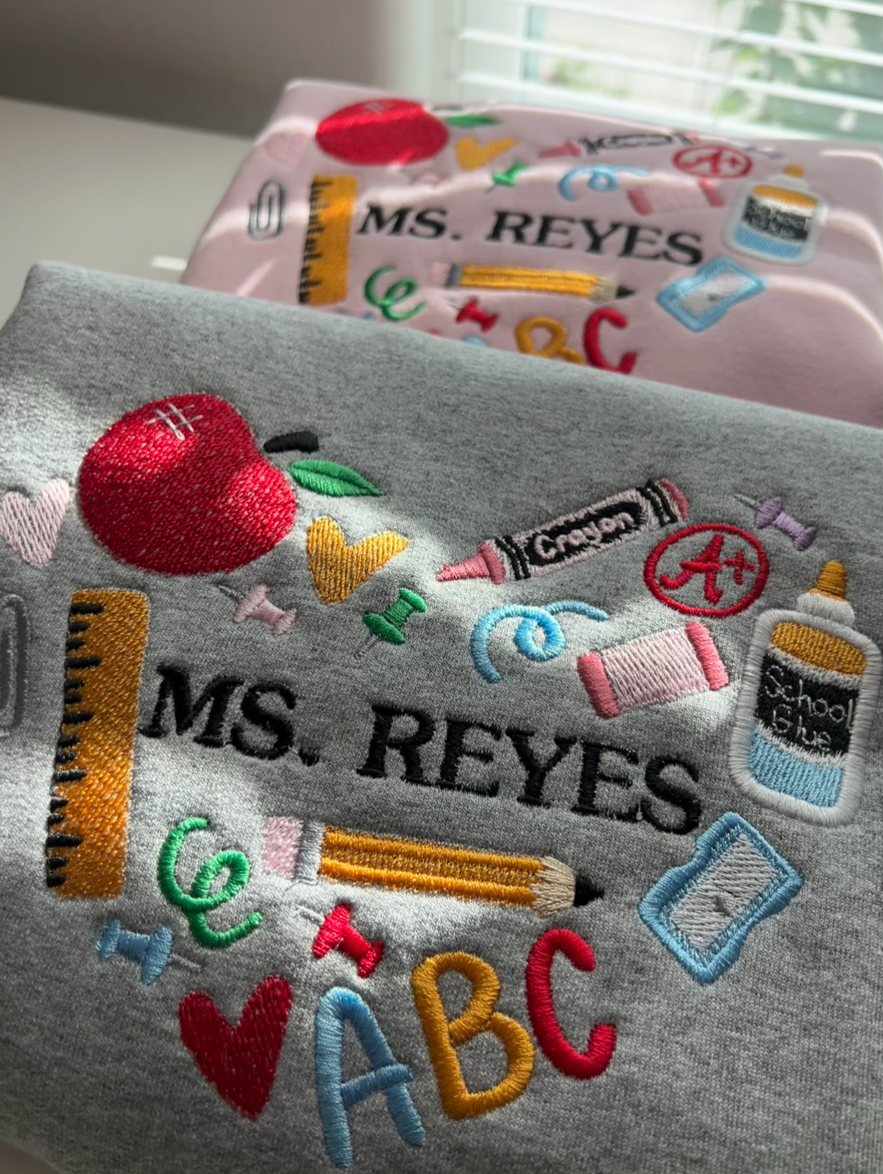 CUSTOM TEACHER CREWNECK