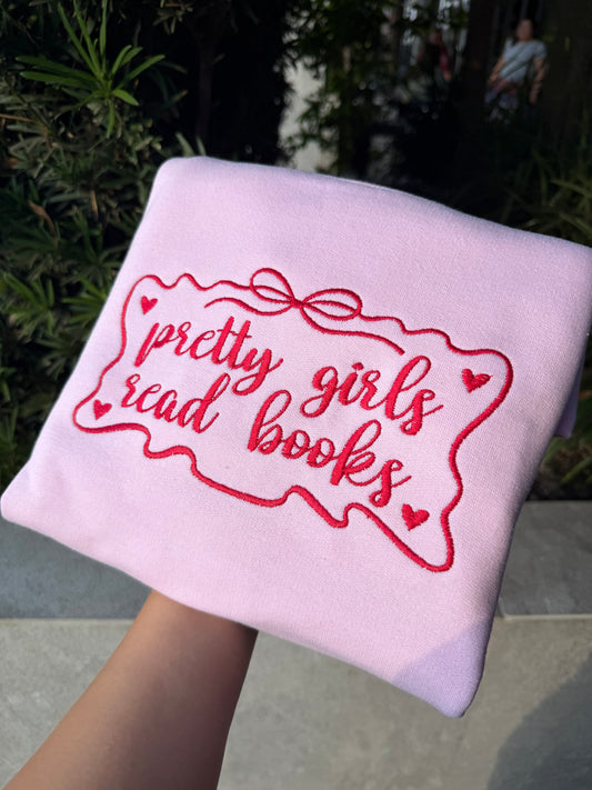 PRETTY GIRLS READ BOOKS