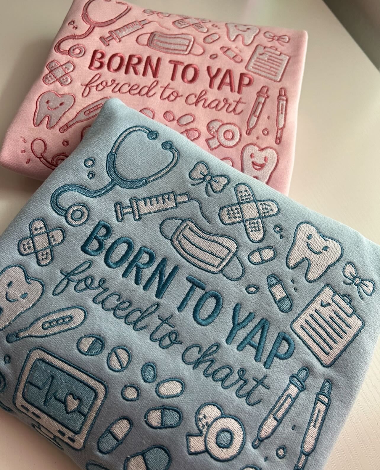 BORN TO YAP CREWNECK