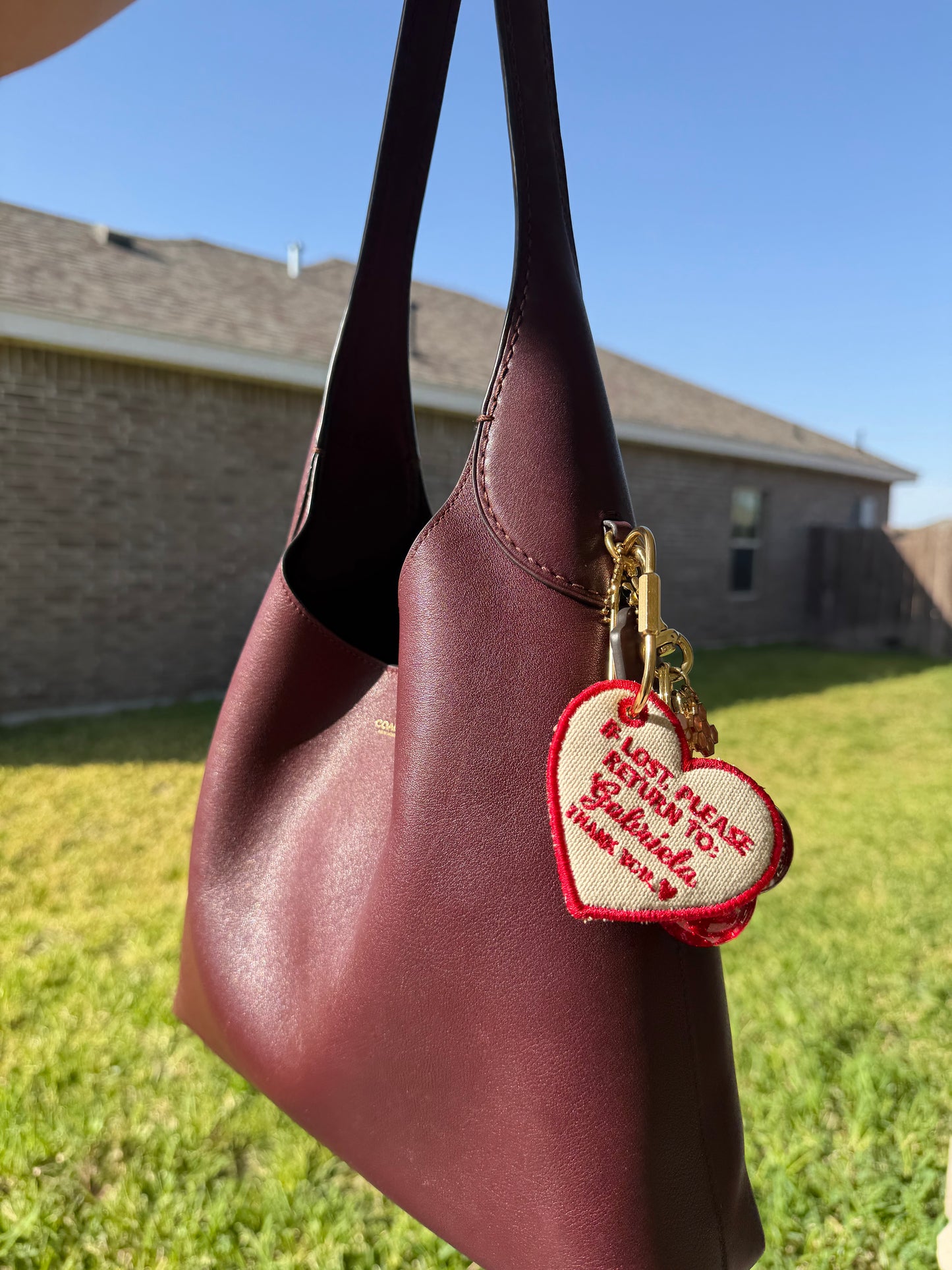 CUSTOM RETURN TO NAME TAG