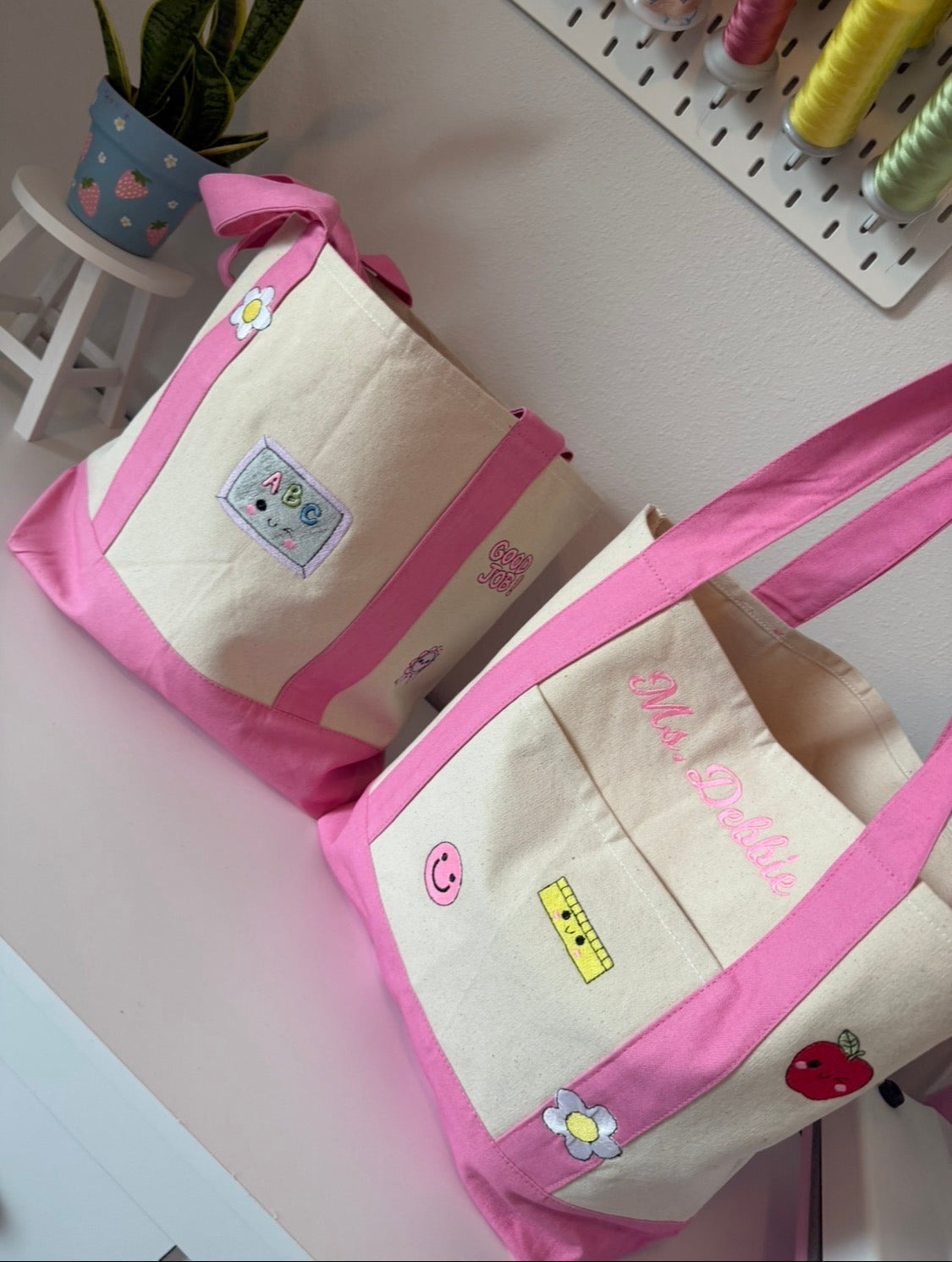 CUSTOM TEACHER TOTE