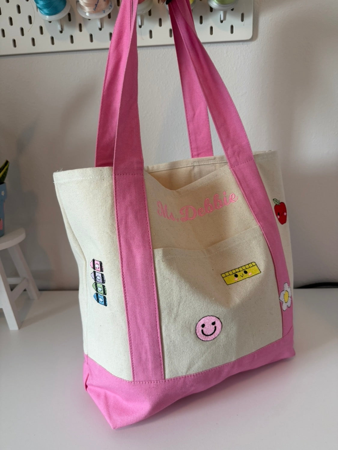 CUSTOM TEACHER TOTE